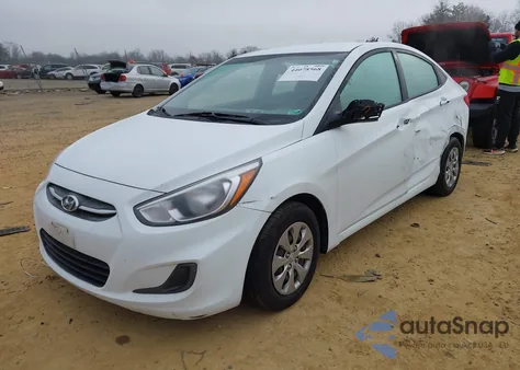 2016 Hyundai Accent Se из США, поврежденный, VIN KMHCT4AEXGU159029